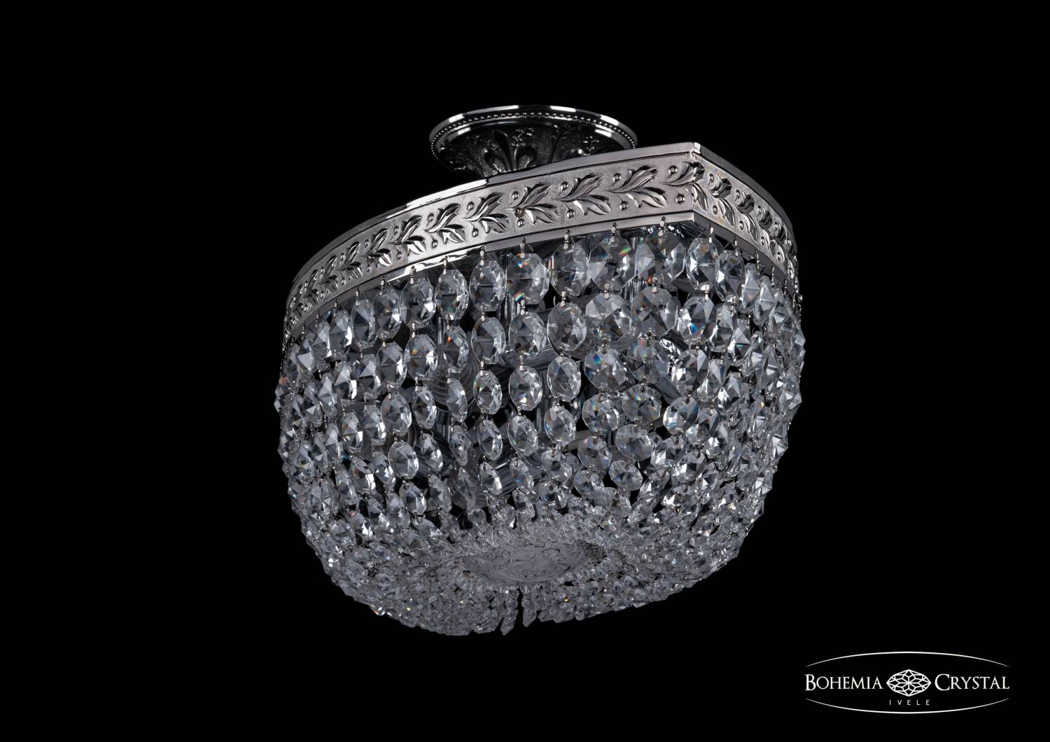 Потолочная хрустальная люстра Bohemia 1911 19113/60IV Ni