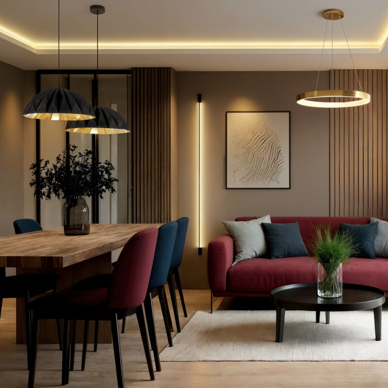 Подвесная люстра Denkirs Raydia DK6273-SG