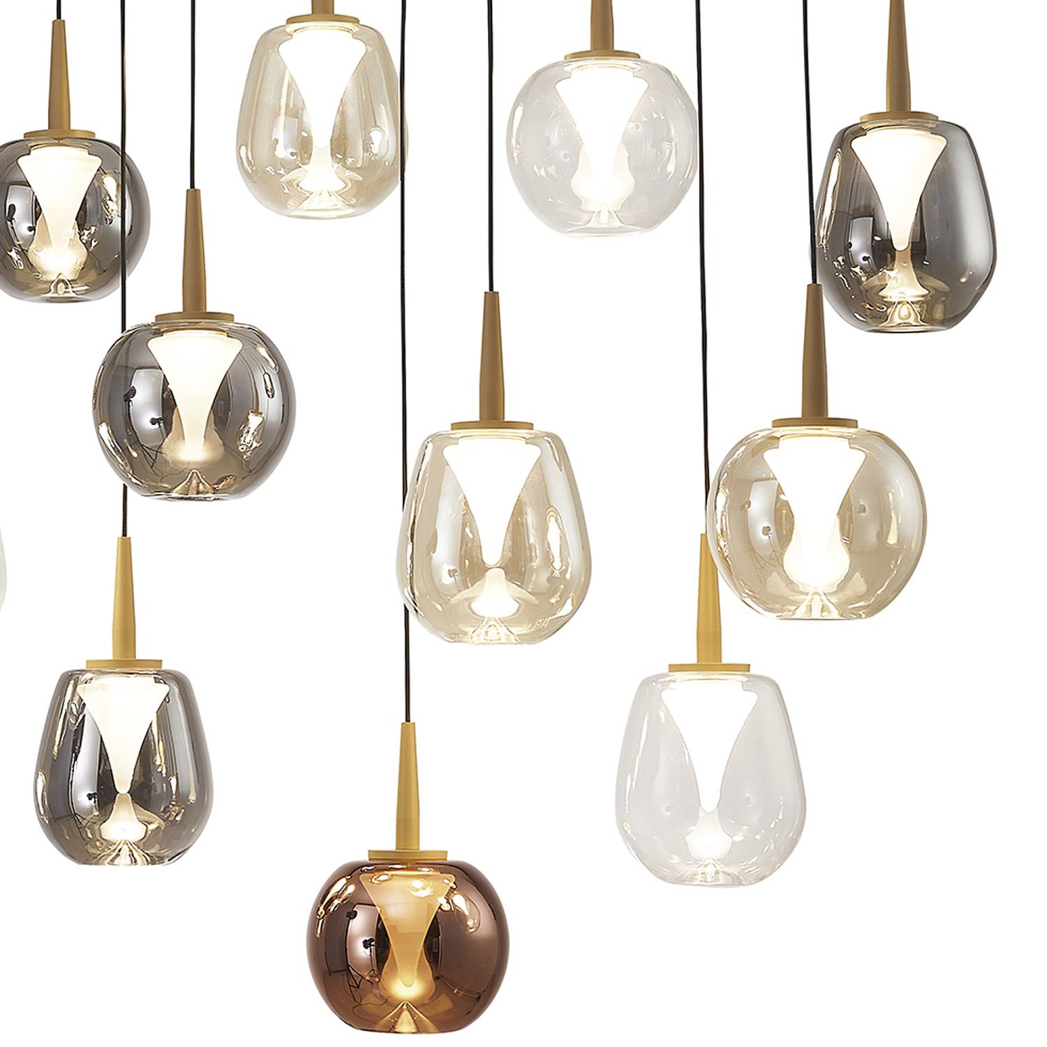 Подвесная люстра Mantra Andromeda 8936+14PL