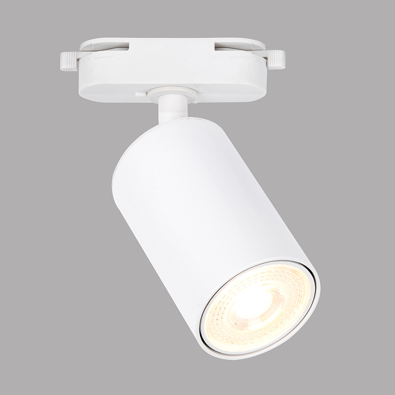 Светильник спот GU10 для трековой системы 1 фазный трек 220В, макс 10Вт, Белый IL.0010.0018-WH