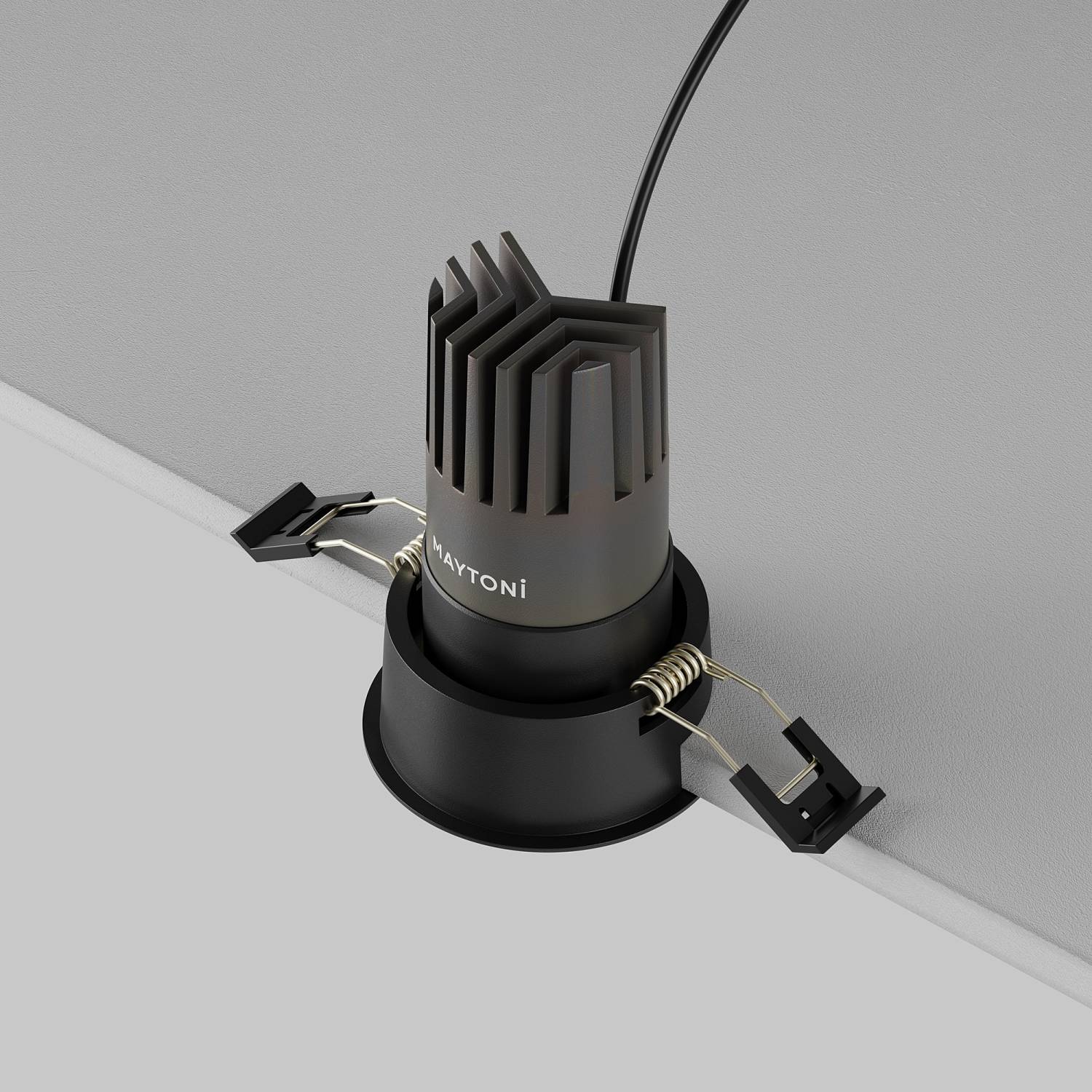 Встраиваемый светильник Maytoni Dip DL116-10W-3K-B