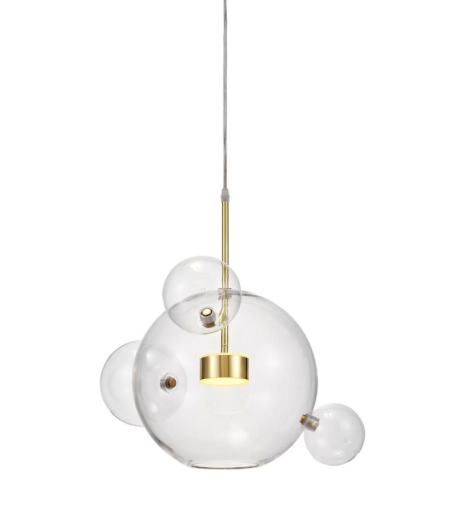 Светильник подвесной Lumina Deco Neroni LDP 6016-3+1 GD