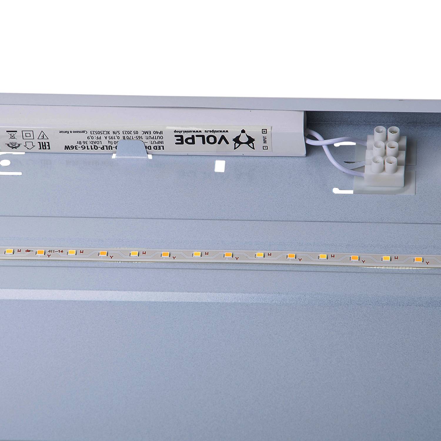 Светильник армстронг Volpe ULP-Q116 6060-36W/4000K+6500K WHITE