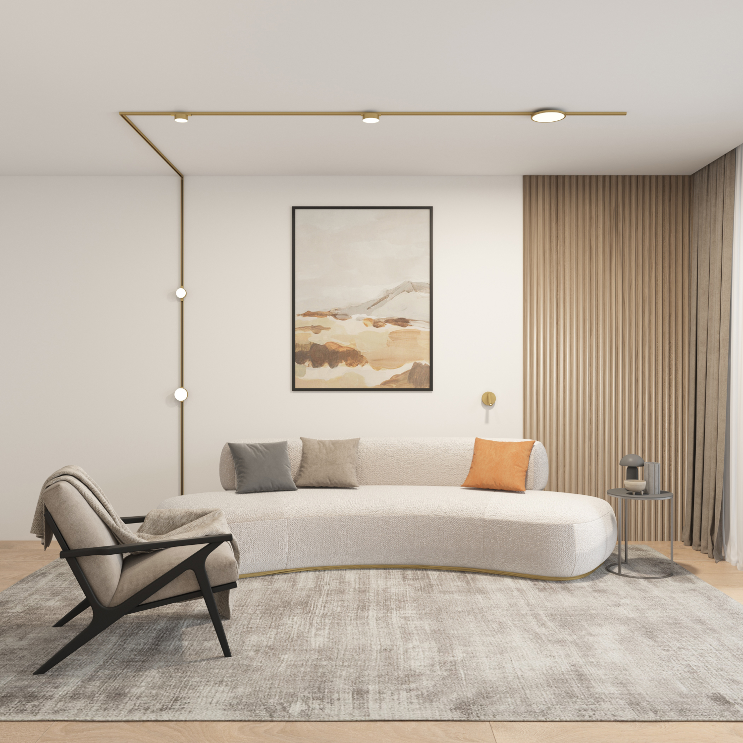 Трековый светильник Denkirs SHINE FLOW DK5762-SB Трековый светильник Denkirs SHINE FLOW DK5762-SB