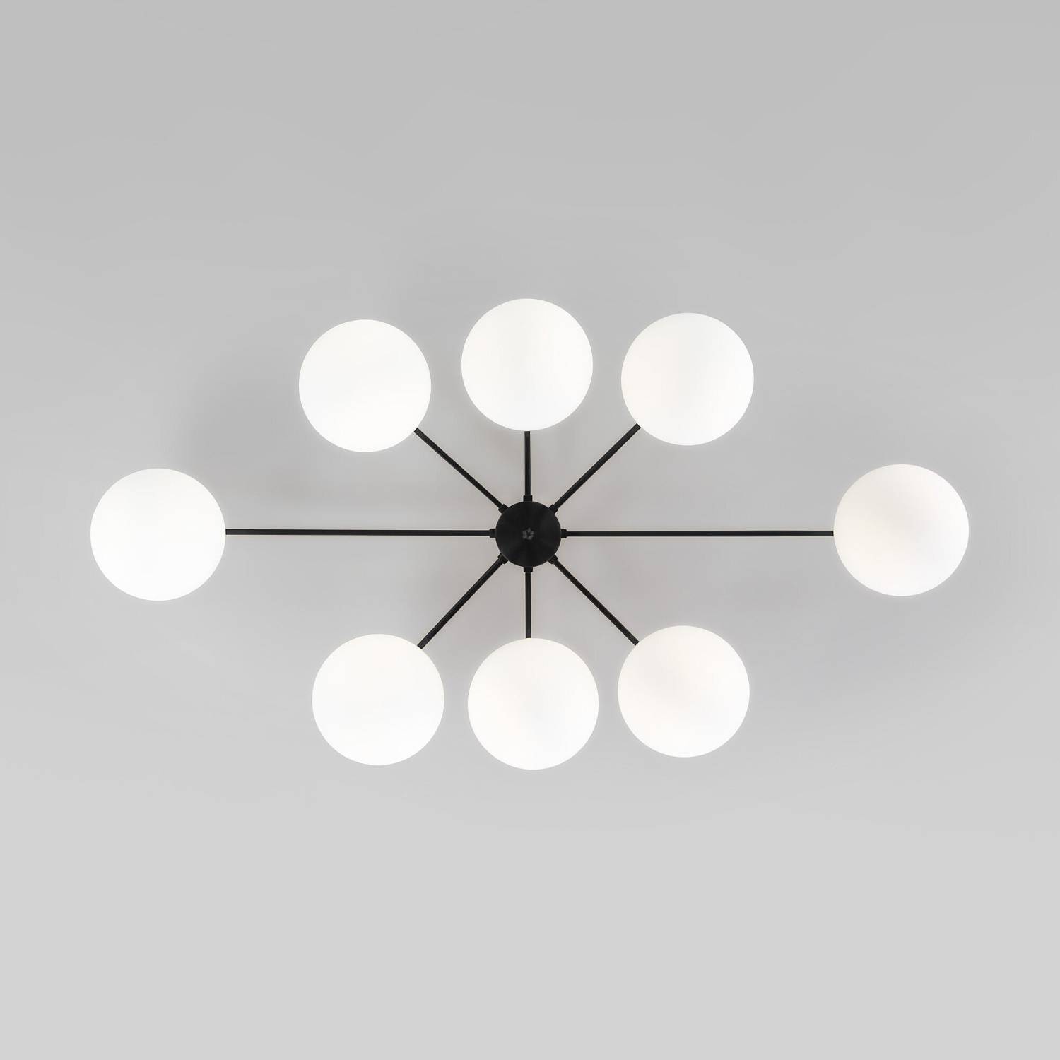 Потолочная люстра Eurosvet Opaline 70220/8 черный Smart