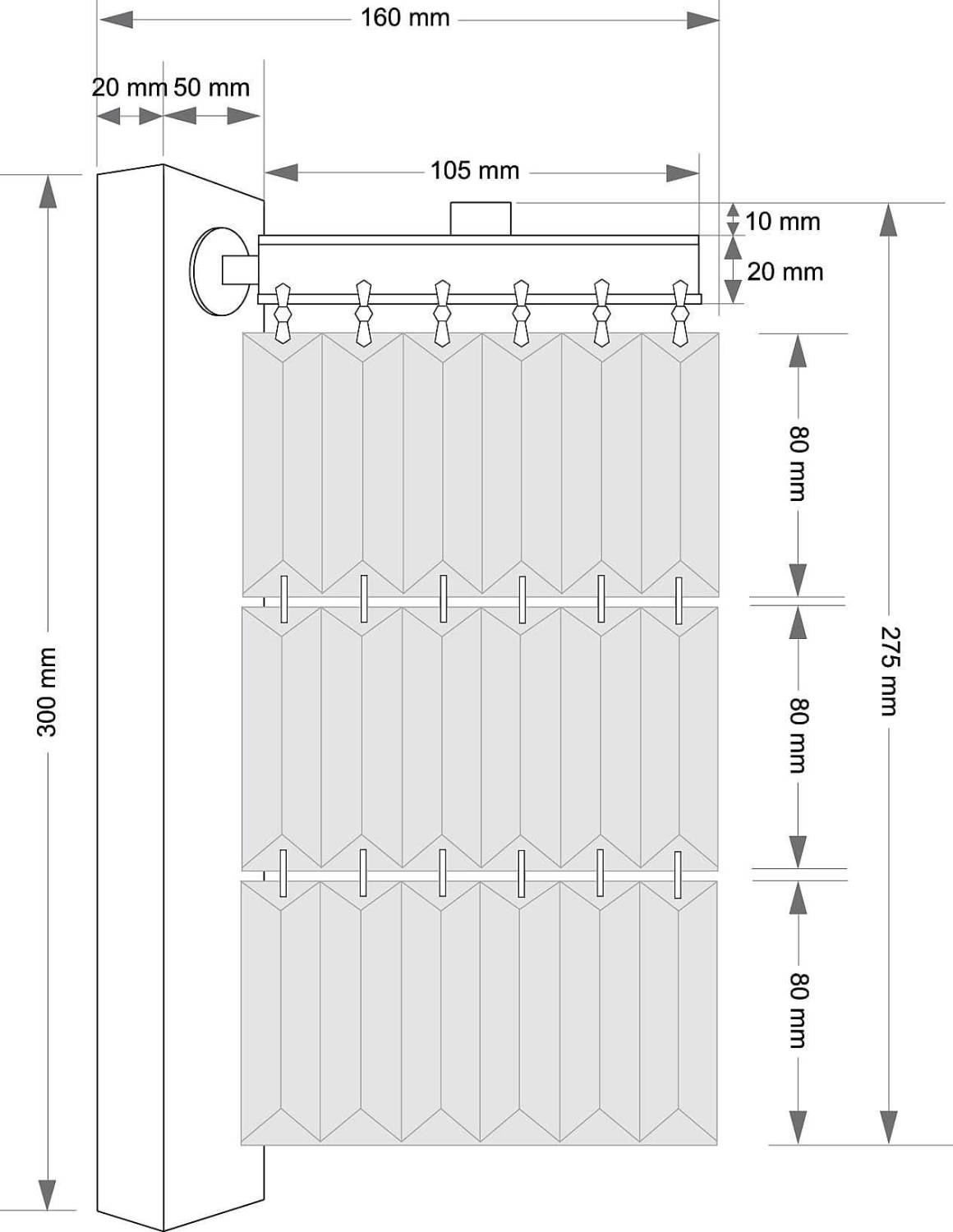 Настенное бра Kutek Ellini ELL-K-1(P)100/III