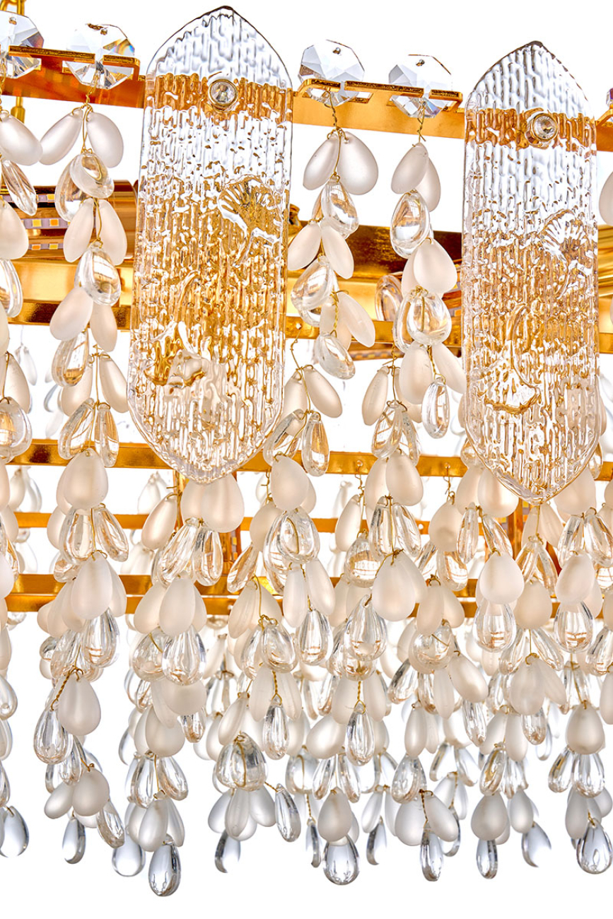 Подвесная люстра LEON Raisin LE6855/600 GD