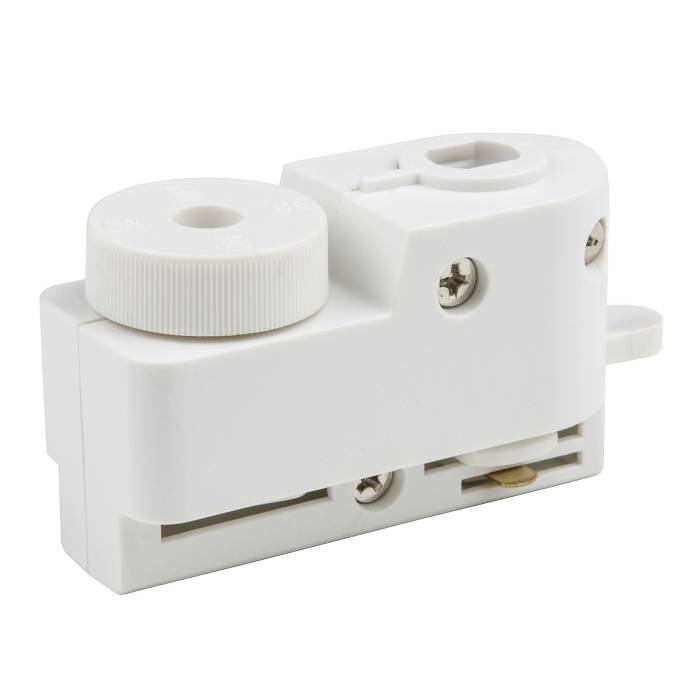 Адаптер для однофазного шинопровода Volpe Ubx-q121 Адаптер для однофазного шинопровода UBX-Q121 K61 WHITE 1 POLYBAG