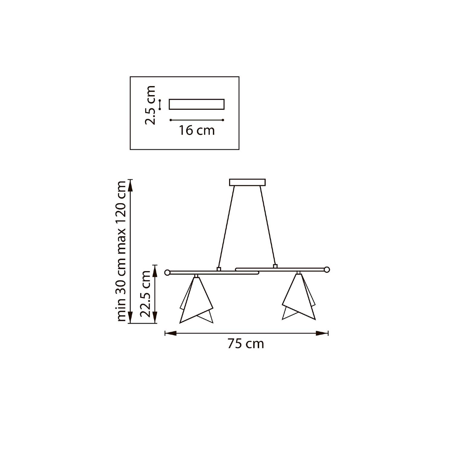 Подвесная люстра Lightstar Cone Gw 757046