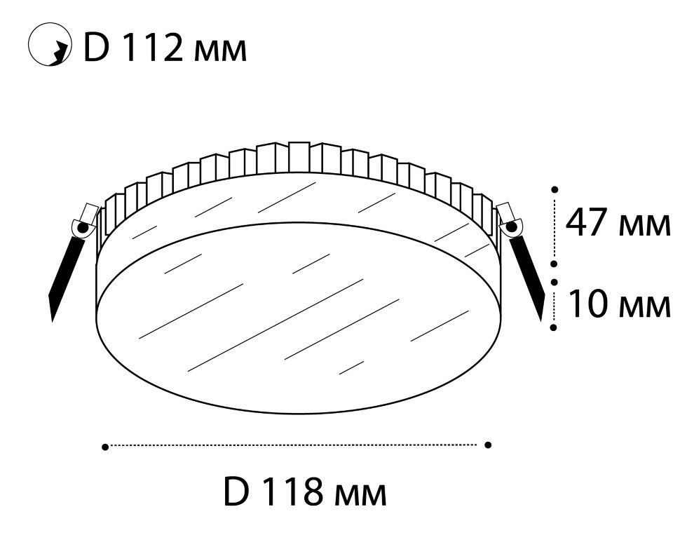 Italline IT06-6010 white 3000K