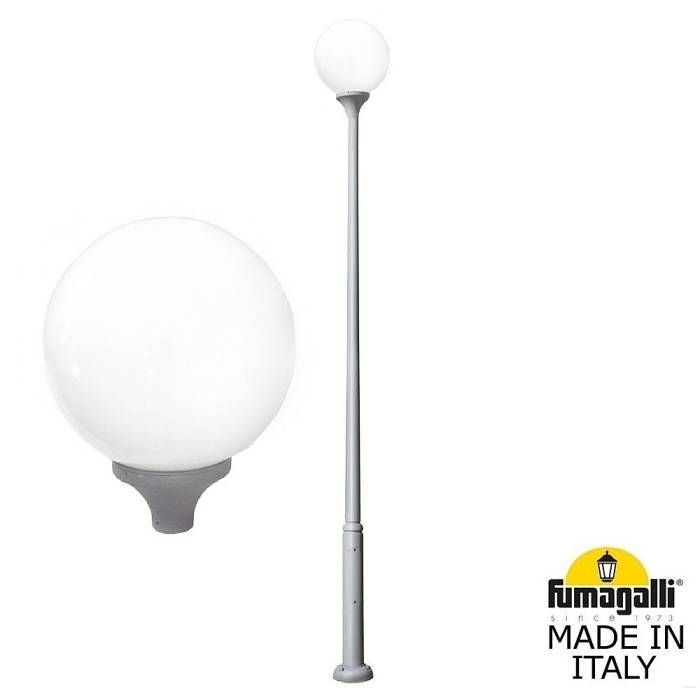 Столб фонарный уличный Fumagalli Globe 400 Modern G41.372.000.LYE27 Столб фонарный уличный Fumagalli Globe 400 Modern G41.372.000.LYE27
