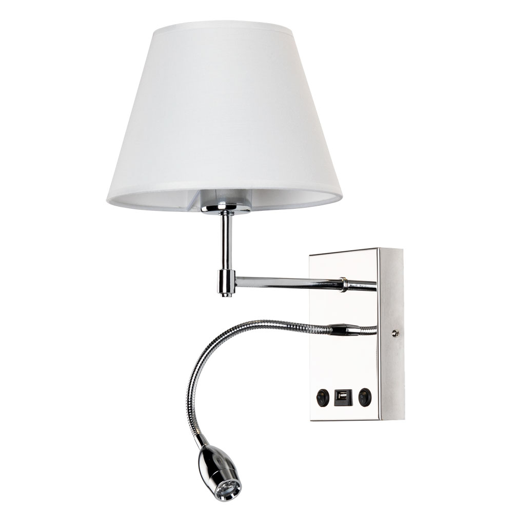Настенное бра Arte Lamp Elba A2581AP-2CC Настенное бра Arte Lamp Elba A2581AP-2CC