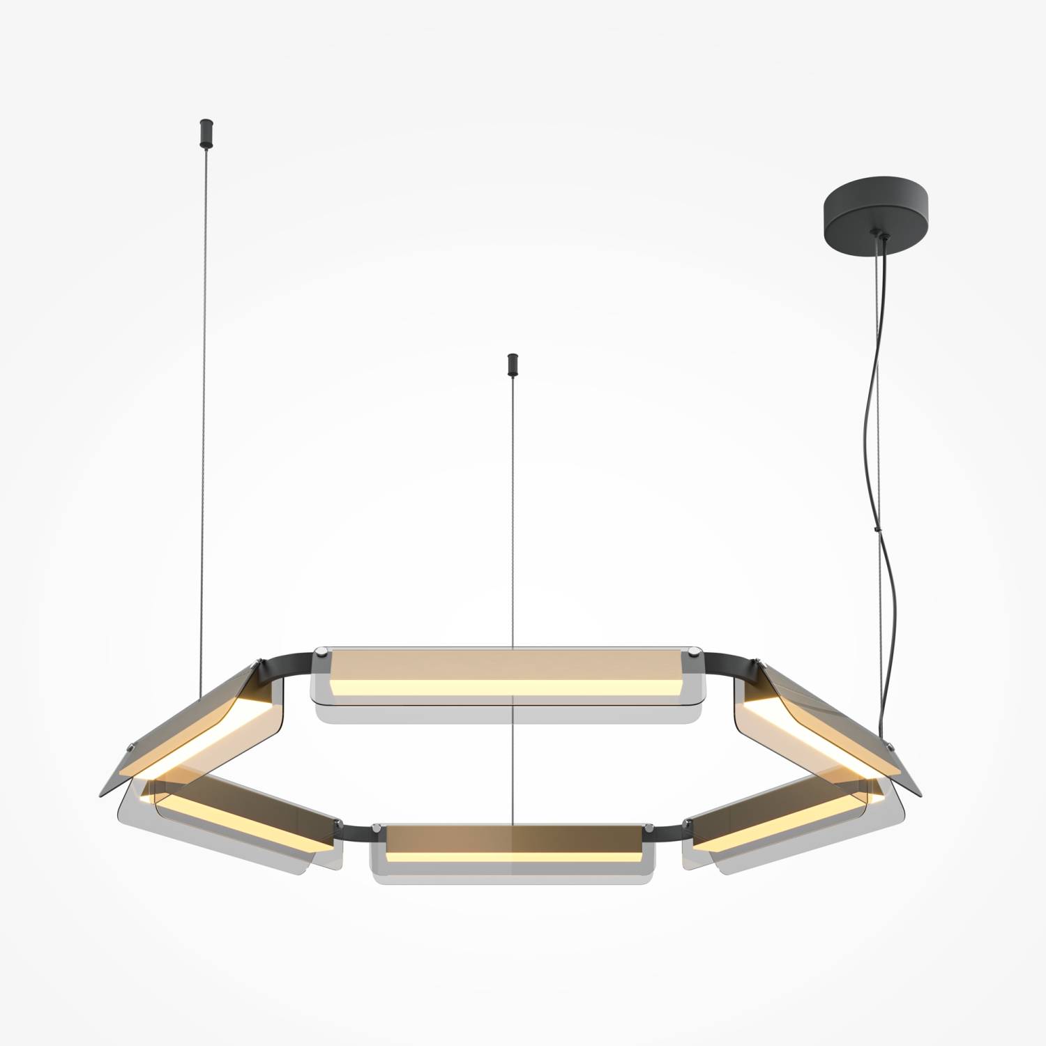Подвесная люстра Maytoni Flat MOD296PL-L60BS3K