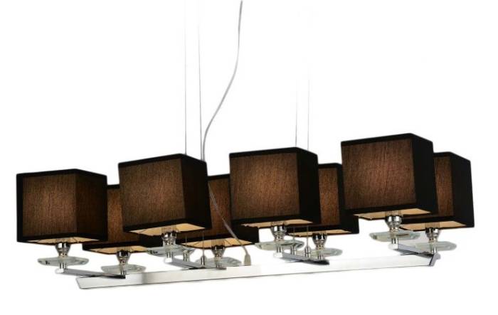 Подвесная люстра Lumina Deco LDP 1248-8 BK