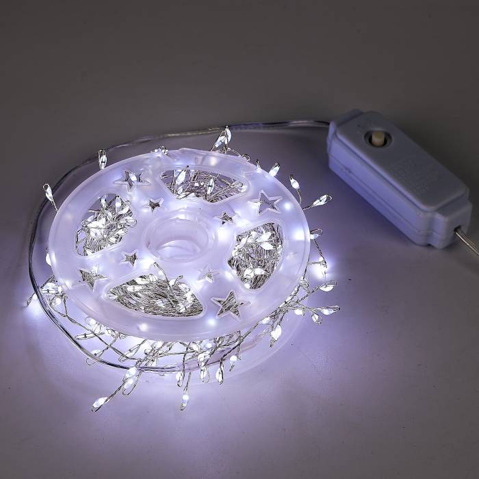 Гирлянда Uniel ULD-S1000-250/DTA WHITE IP20 DEWDROP