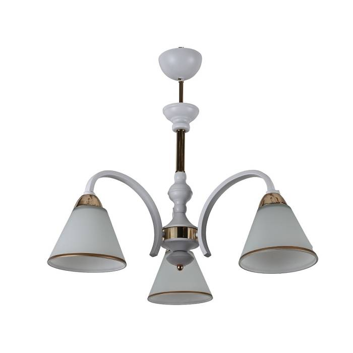 Потолочная люстра ЭкономСвет 10171 10171/3WT+FGD WT+GD