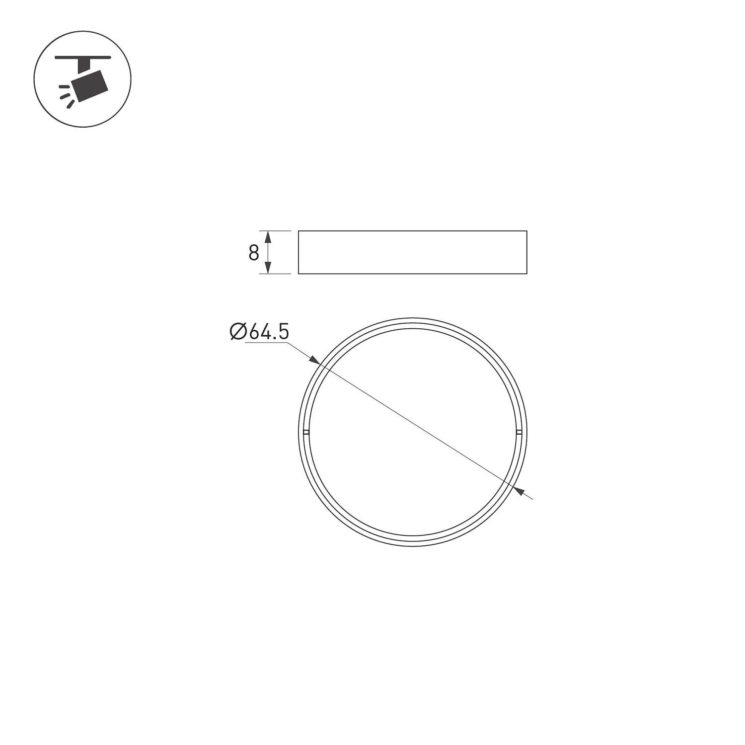 Корректирующий светофильтр Arlight Artifact 057145