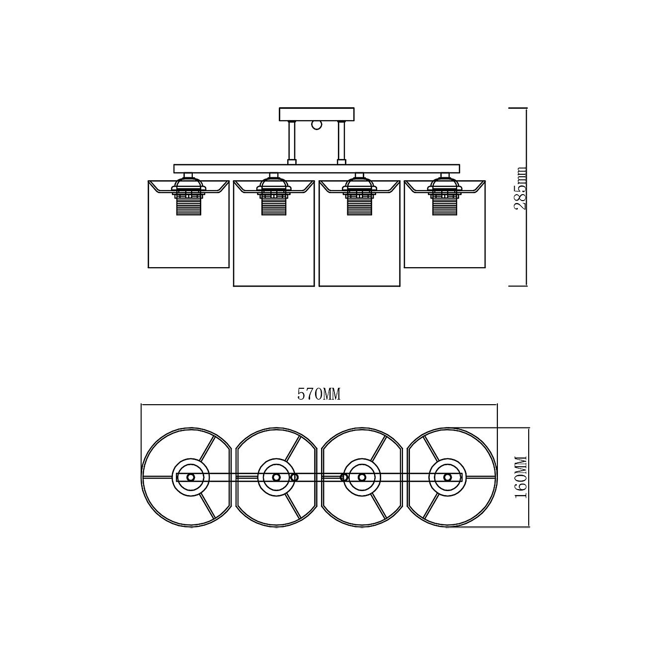 Потолочная люстра Escada Fantasy 641/4P
