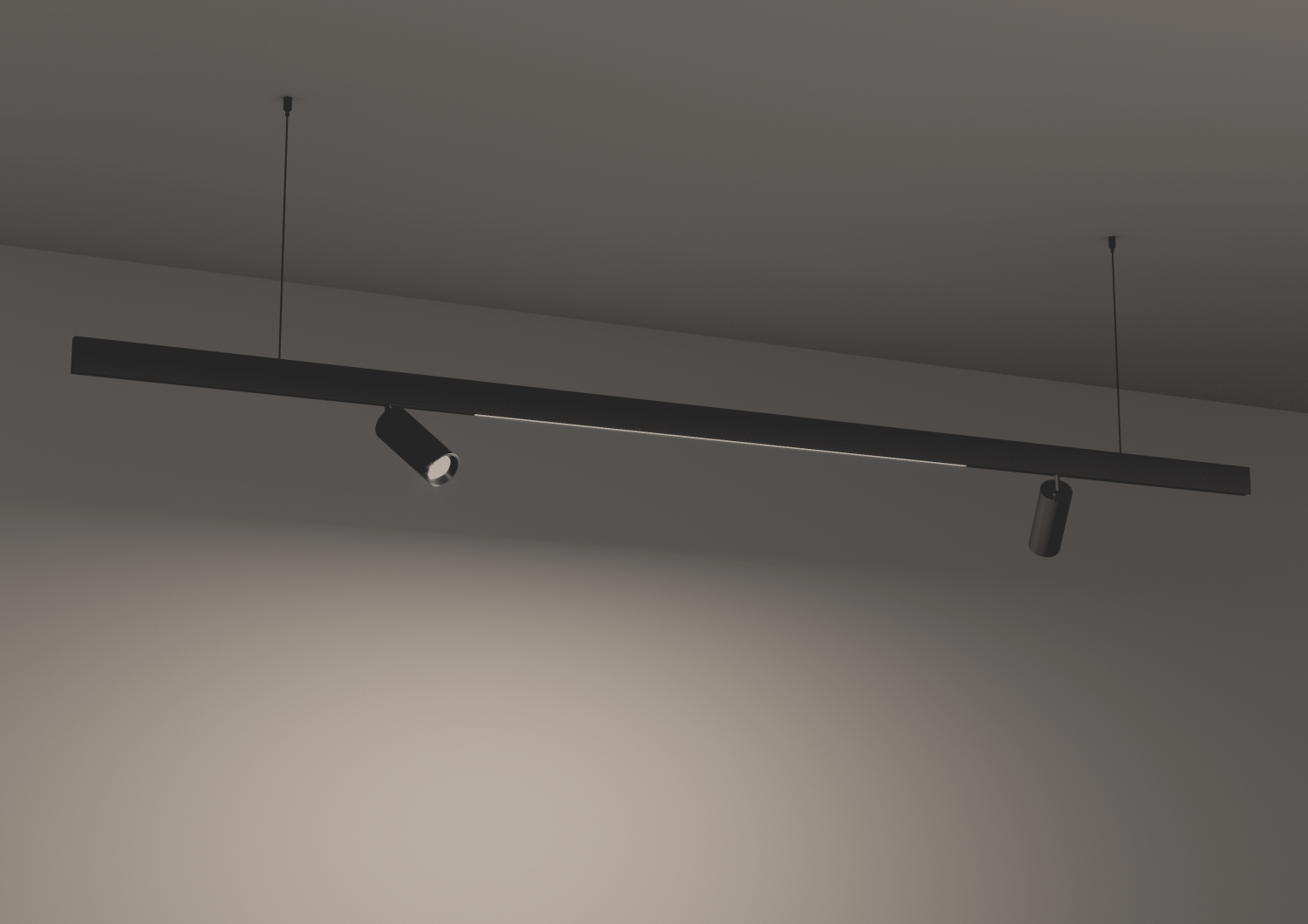 Шинопровод Crystal Lux Ux5 CLT 0.126 01 L2000 BL