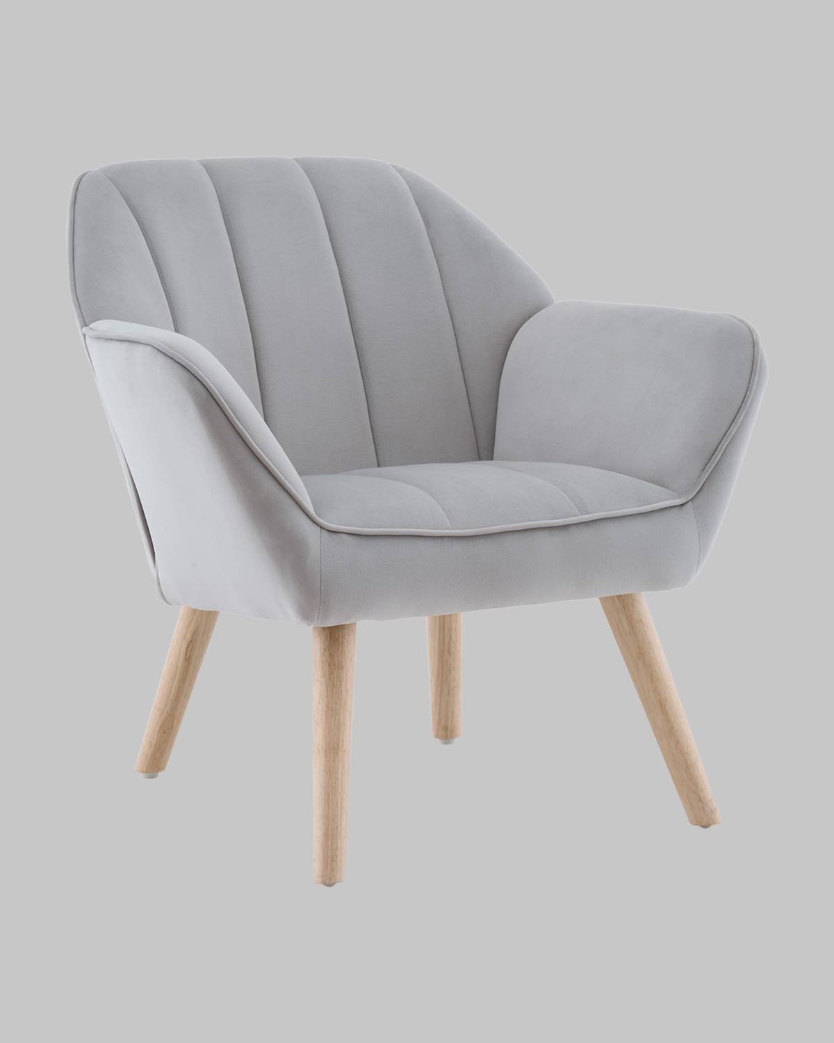 Кресло Stool Group Руди QH-2802K HLR-14 light grey