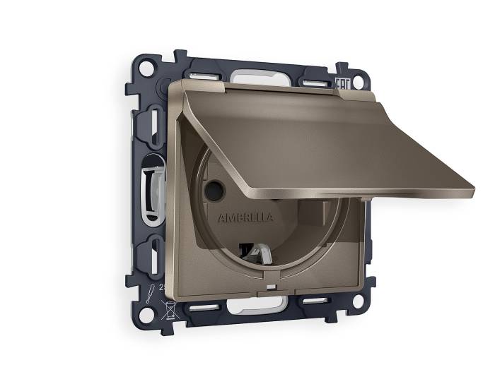 Розетка Ambrella Volt ALFA MA638010 Розетка Ambrella Volt ALFA MA638010