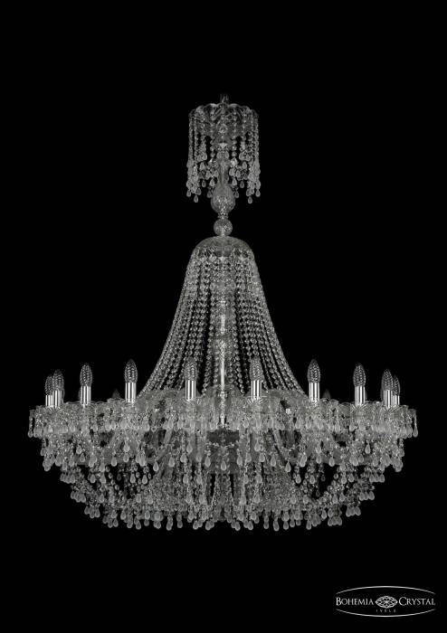 Подвесная хрустальная люстра 1410 Bohemia 1410/20/400/XL-130 Ni V0300