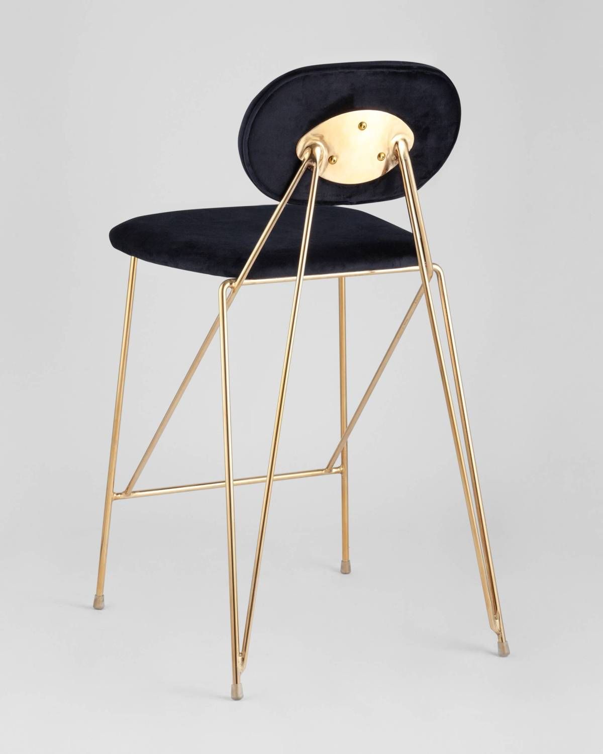 Полубарный стул Stool Group Элис FDC8001 MIDNIGHT BLUE FUT-78