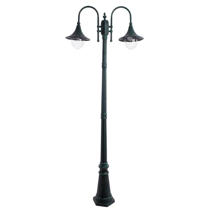 Столб фонарный уличный Arte Lamp MALAGA A1086PA-2BG