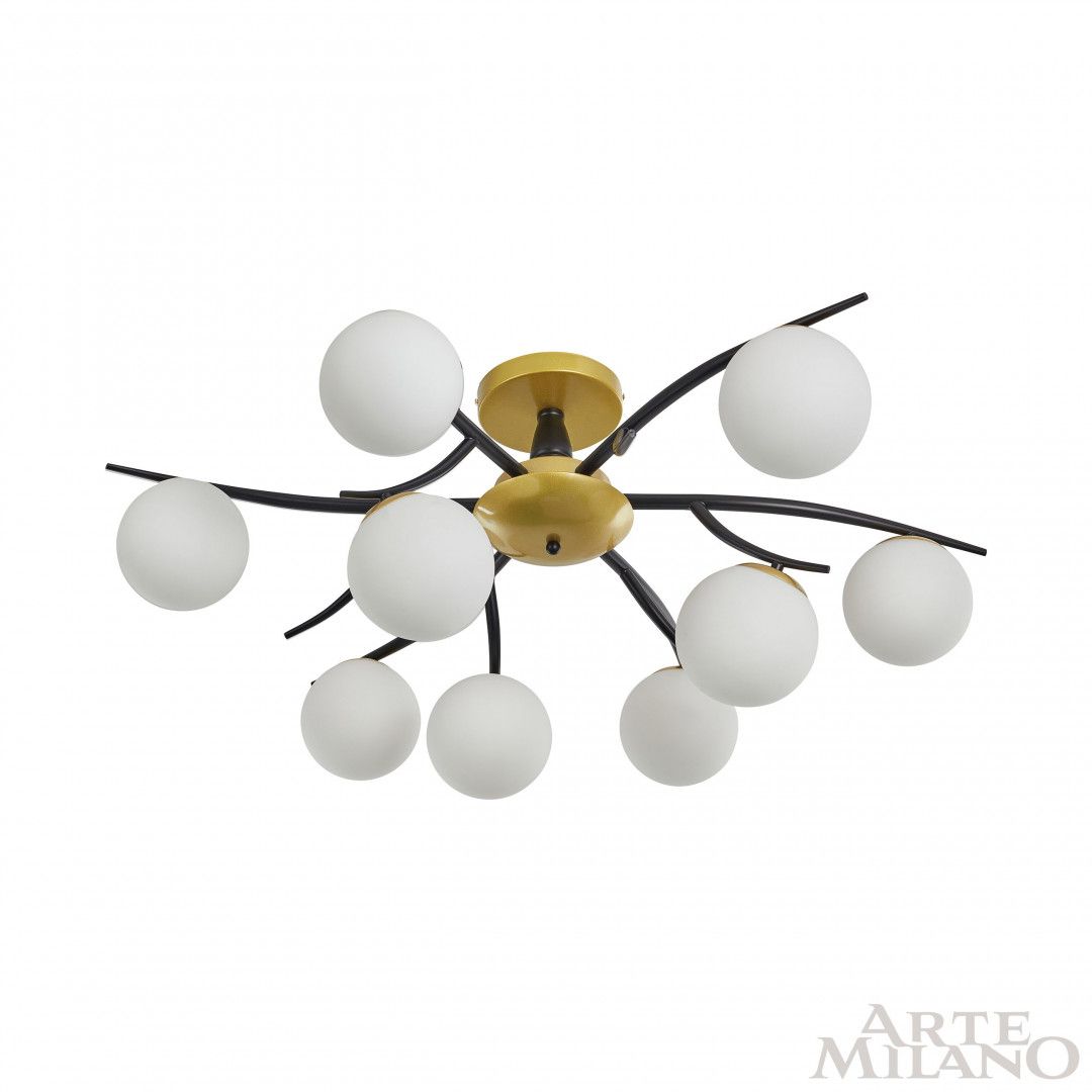 Потолочная люстра Arte Milano Neapolis73408 273408/9 BK/GD