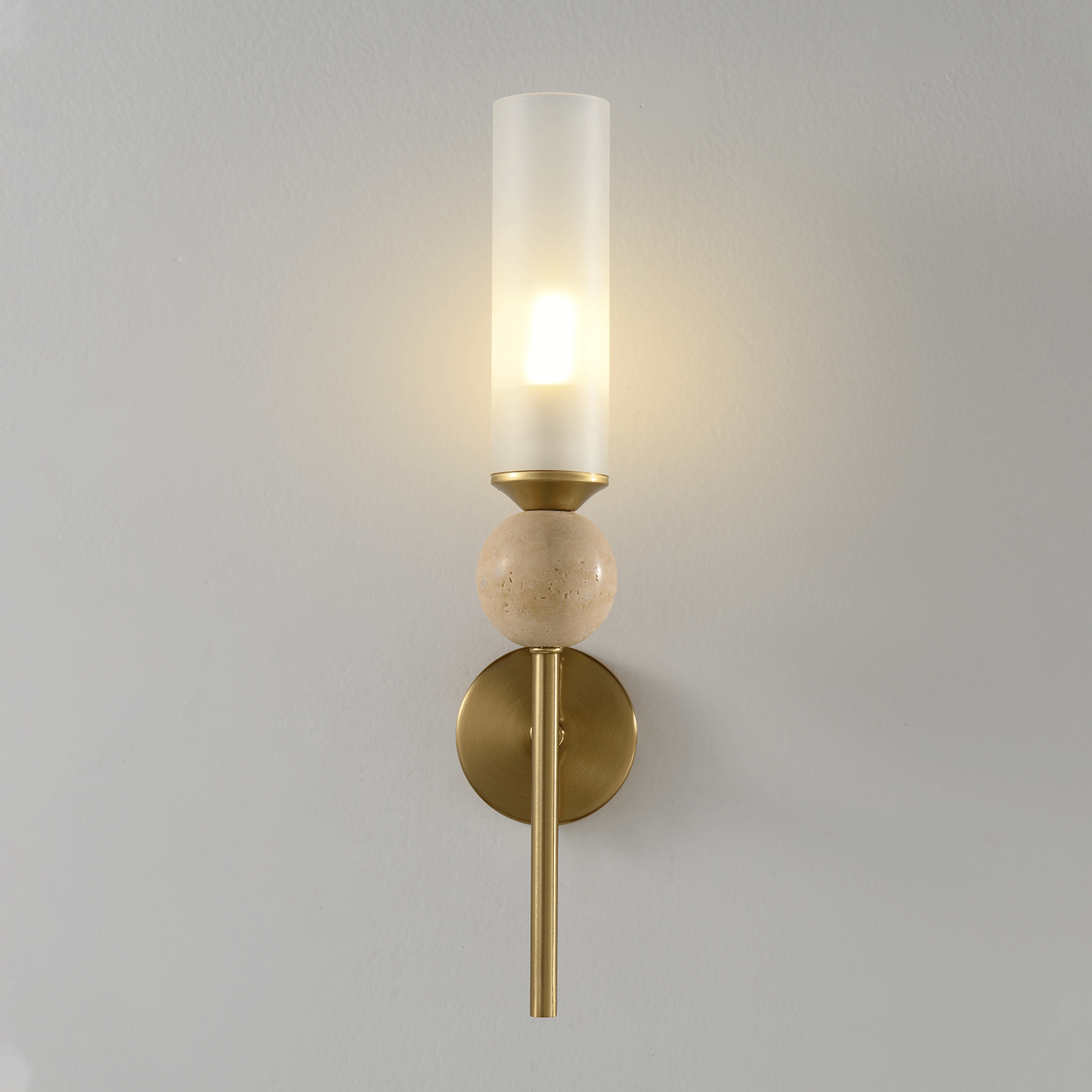 Настенное бра Crystal Lux Simply SIMPLY AP1.1 BRASS