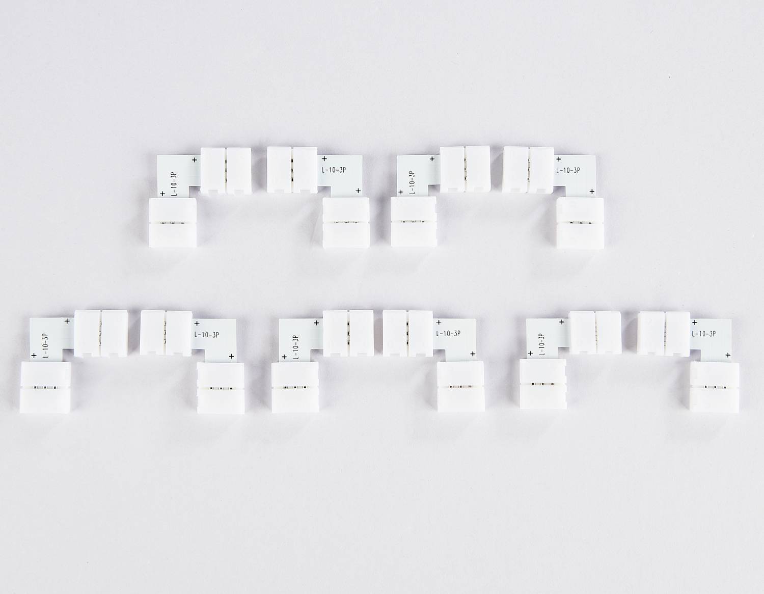 Соединитель угловой L 5050 12/24V (3 конт.) (10шт) Ambrella LED Strip GS6651