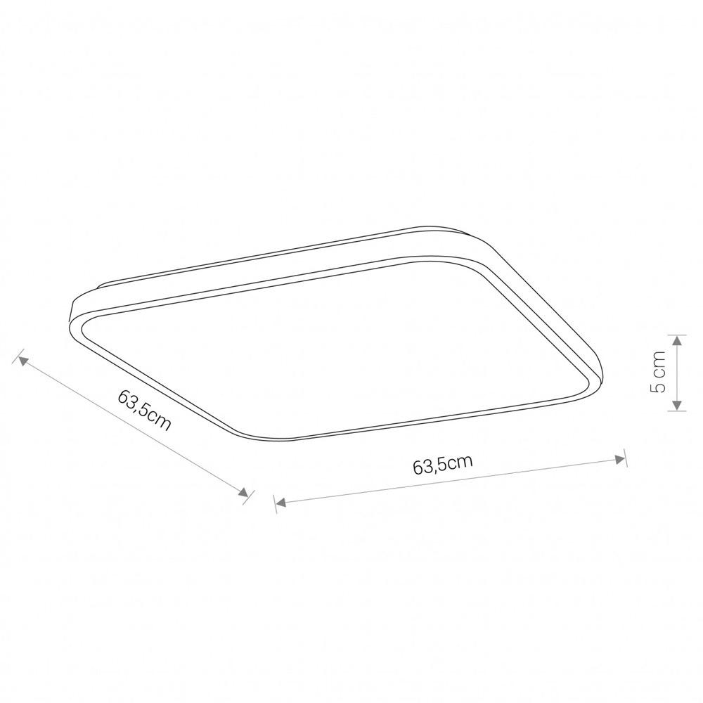 Светильник потолочный Nowodvorski Agnes Square Led 8133