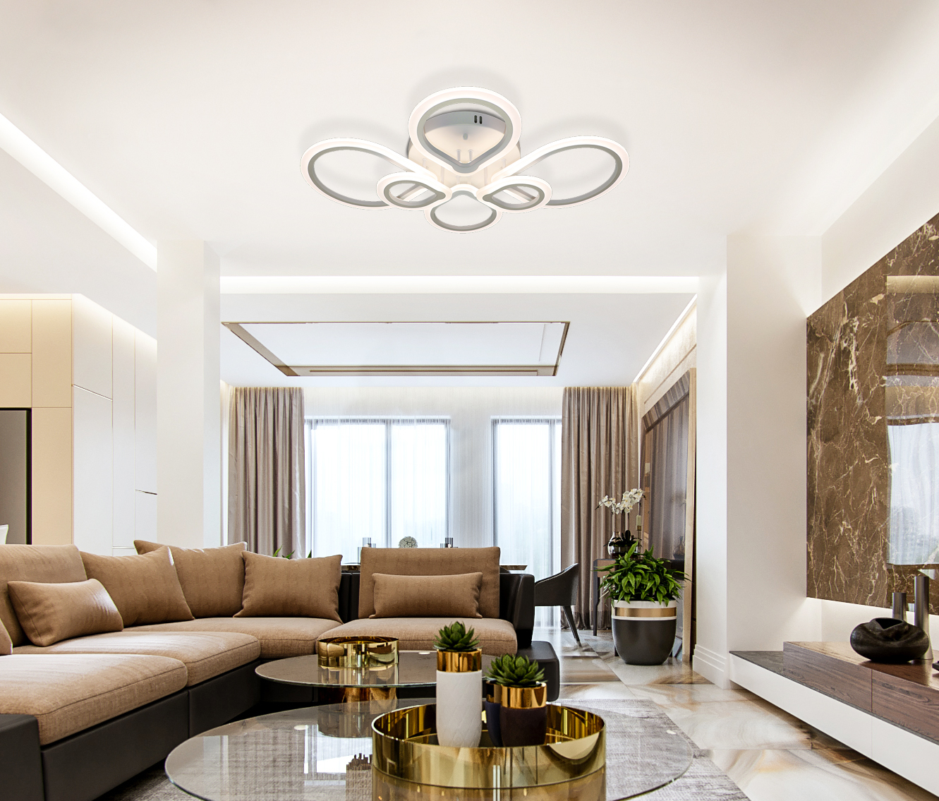 Потолочная люстра с пультом Innovation Style Natali Kovaltseva INNOVATION STYLE 83044