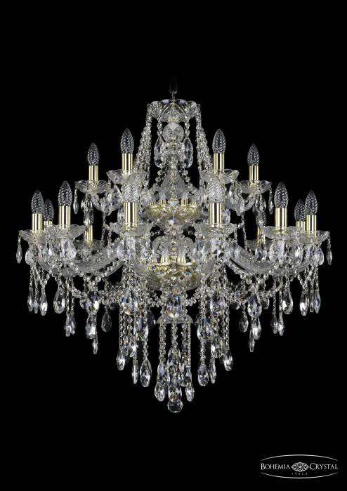 Подвесная хрустальная люстра 1415 Bohemia 1415/12+6/300/2d G