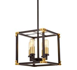 Люстра на штанге Lumina Deco Waldorf LDP 1140-4 BK+MD