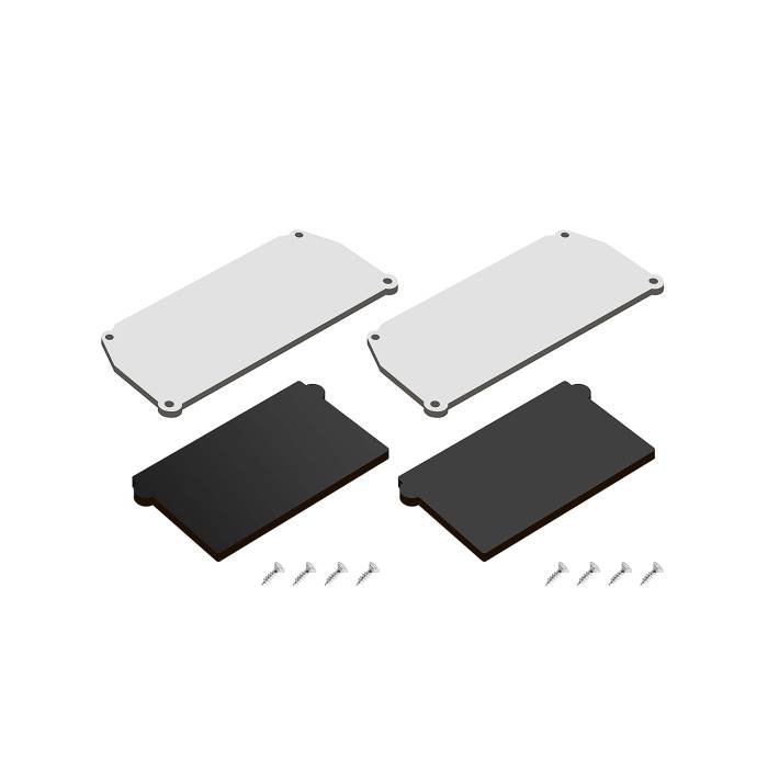 Комплект торцевых заглушек для профиля Flod Denkirs Flod DK5852-BK