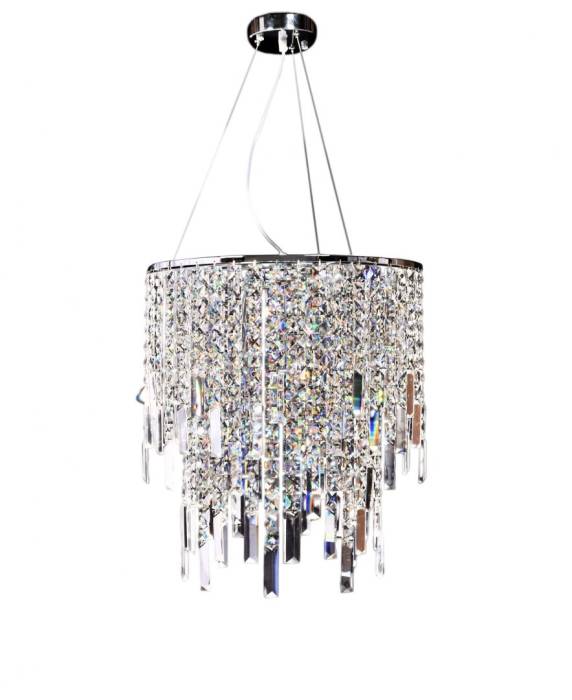 Подвесная хрустальная люстра Zucchero Lumina Deco LDP 2159-350 CHR