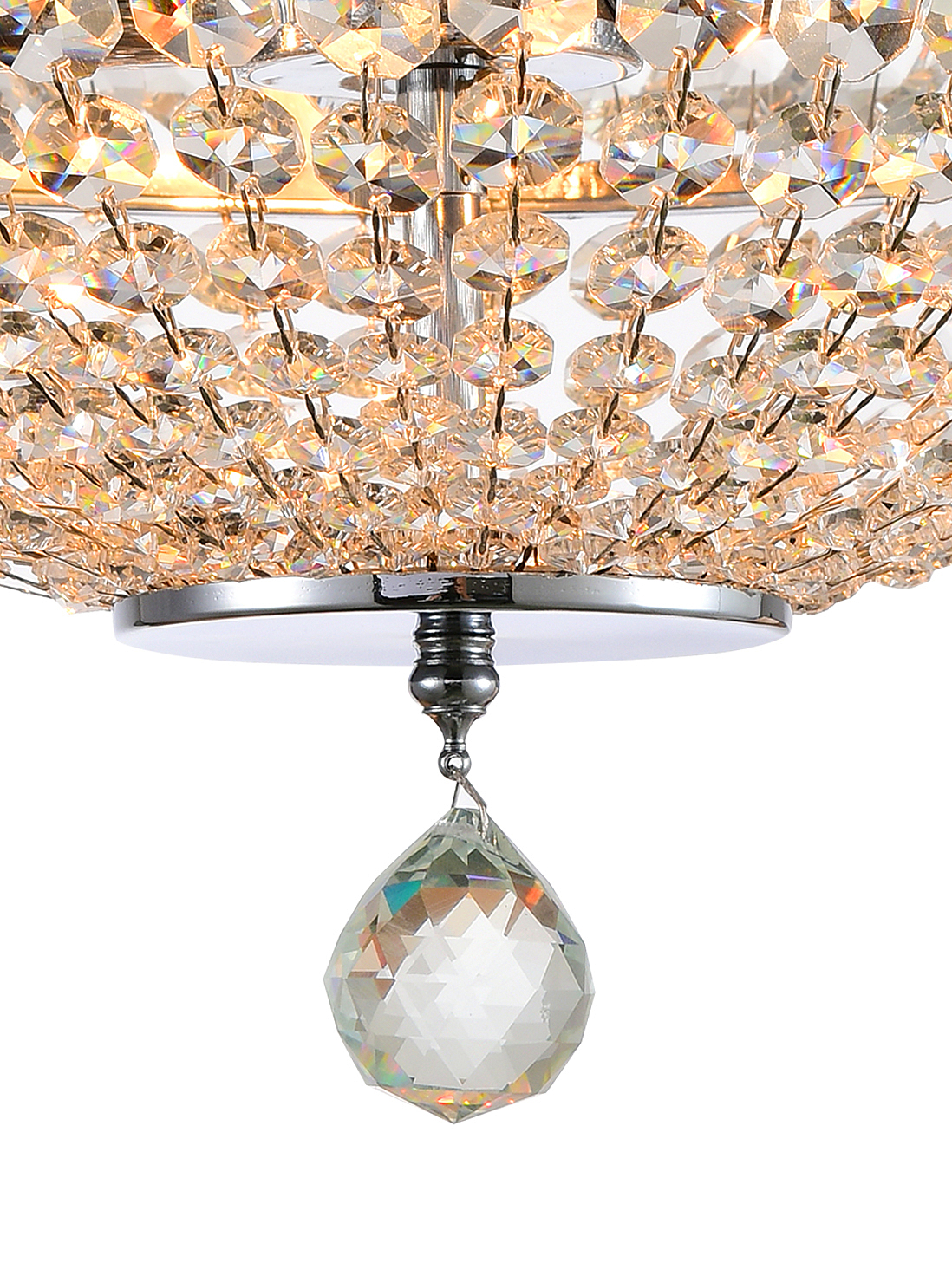 Потолочная люстра Natali Kovaltseva Barocco BAROCCO 81405/4C CHROME