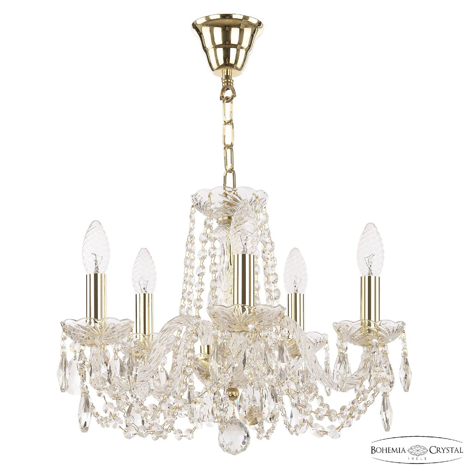 Подвесная люстра Bohemia 1402 1402/5/141/h-60 G