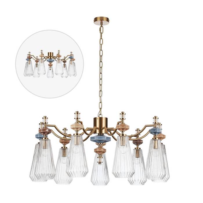 Подвесная люстра Odeon Light EXCLUSIVE Terra 5414/9 Подвесная люстра Odeon Light EXCLUSIVE Terra 5414/9