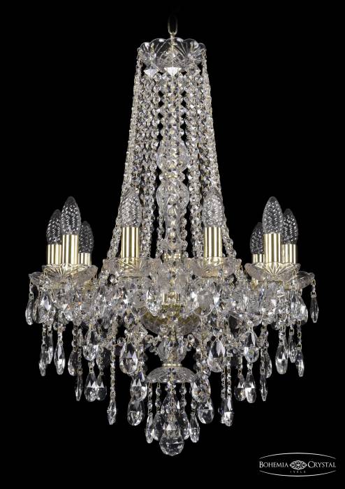 Подвесная хрустальная люстра 1415 Bohemia 1415/10/165/h-70 G