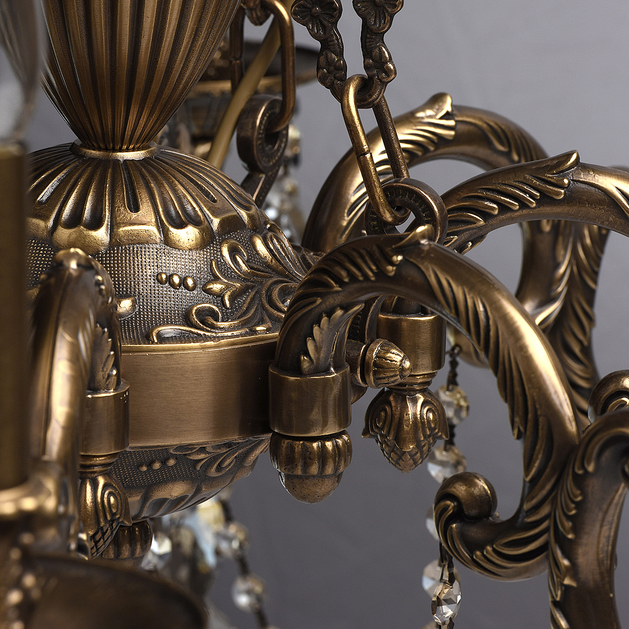 Подвесная хрустальная люстра Габриэль Chiaro 491010808