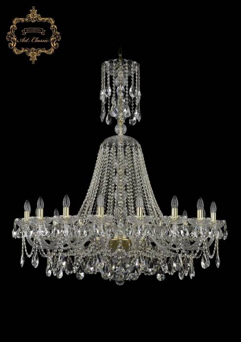 Подвесная хрустальная люстра 11.25 Art Classic 11.25.18.400.XL-128.Gd.Sp
