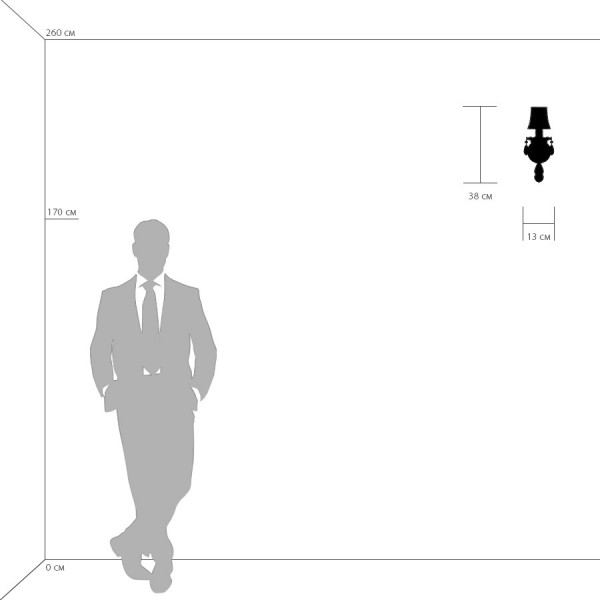 Настенное бра Osgona Princia 726611