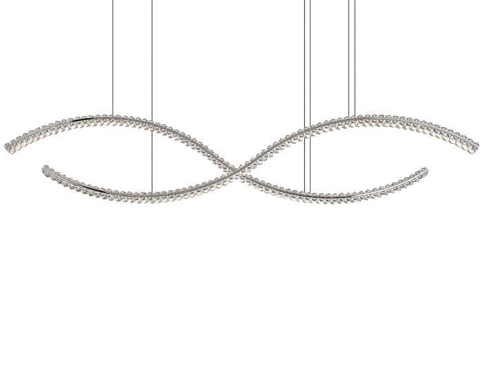 Подвесная люстра Newport 8240 8242/160 chrome