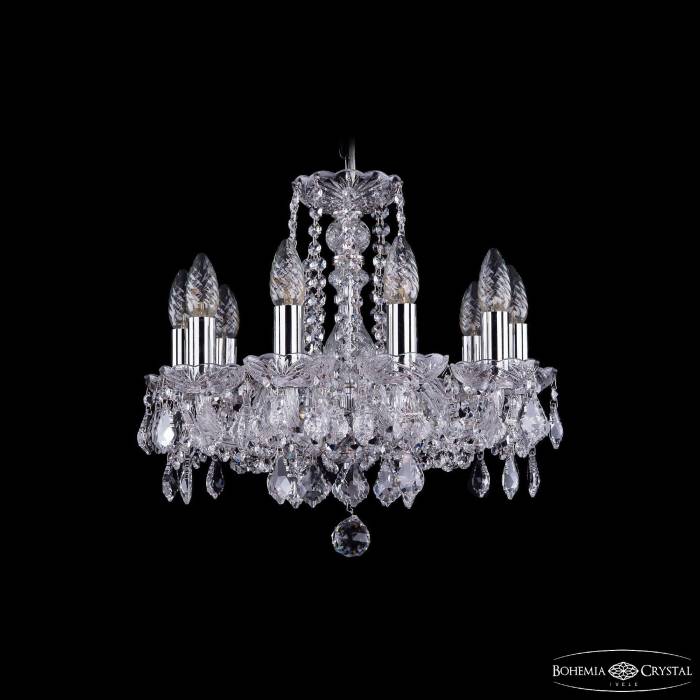 Подвесная хрустальная люстра 1402 Bohemia 1402/10/141 Ni Leafs