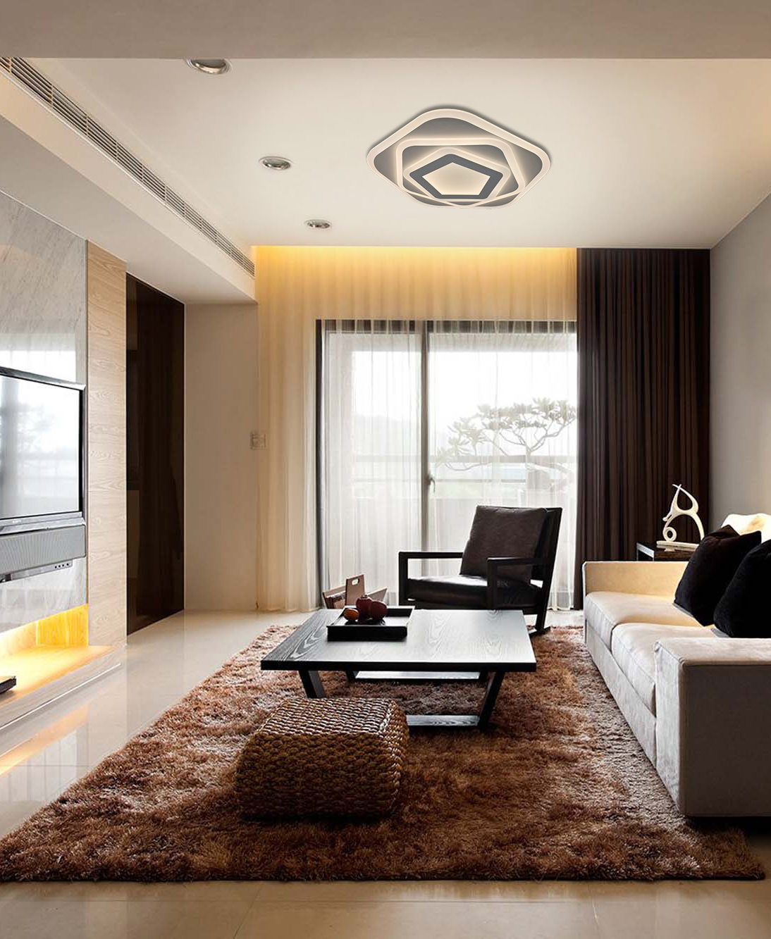 Потолочная светодиодная люстра LED Lamps Natali Kovaltseva LED LAMPS 6056