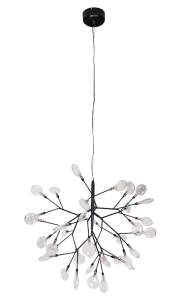 Подвесная люстра Crystal Lux Evita EVITA SP36 BLACK/TRANSPARENT