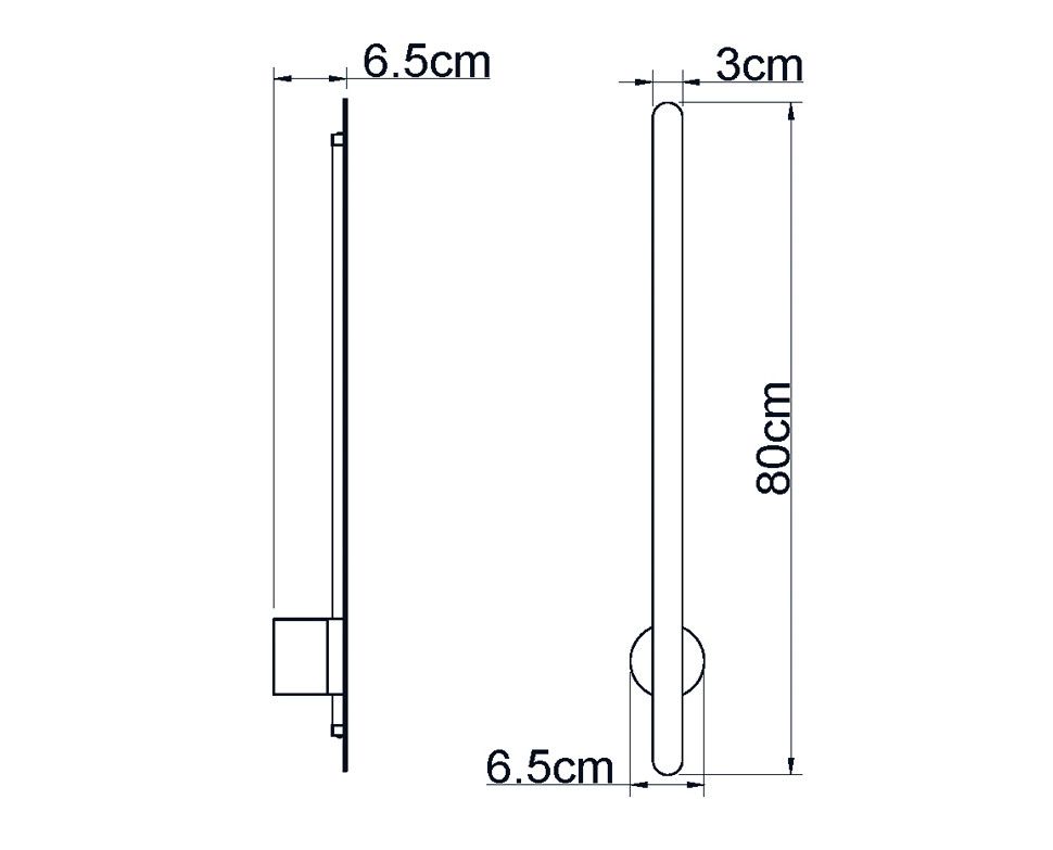 Настенный светильник Italline IT08 IT08-8020 black