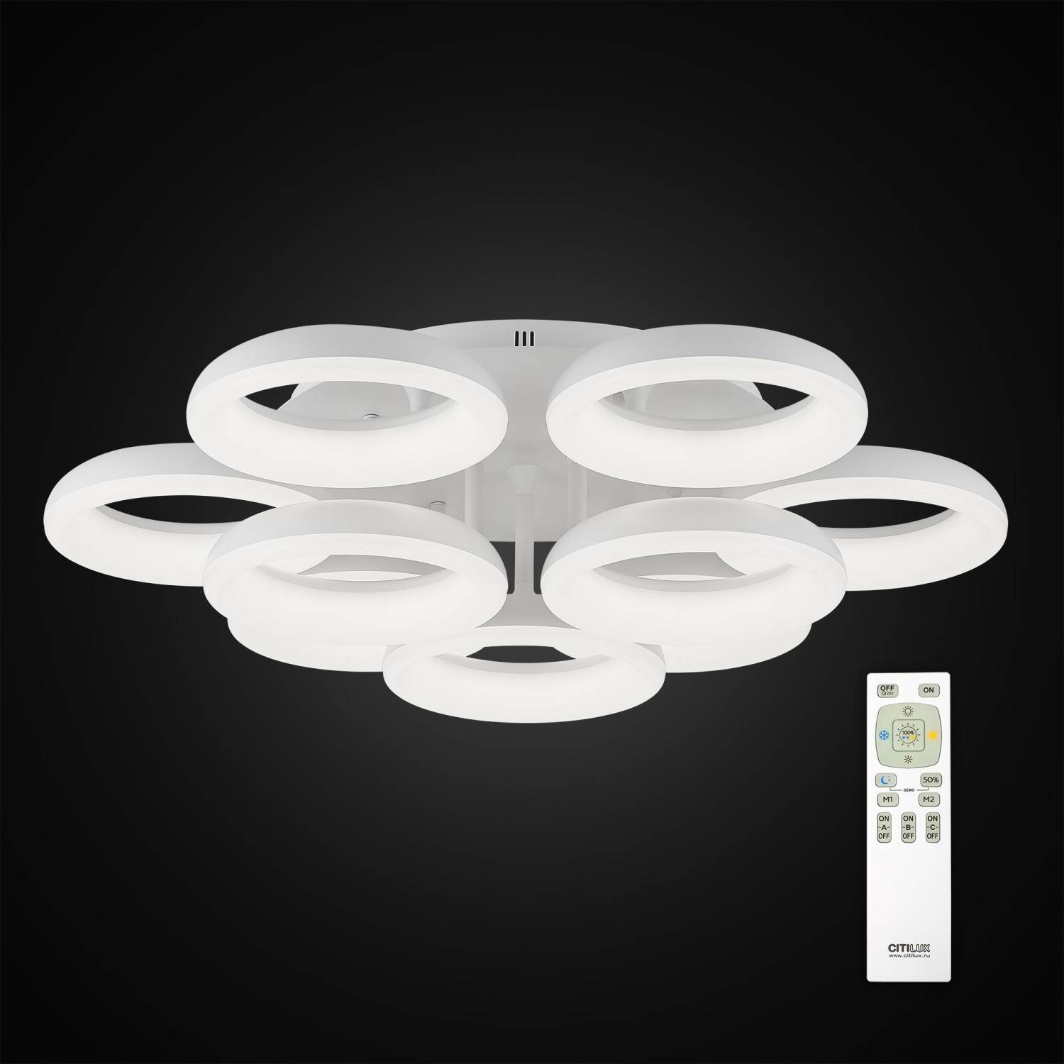 Потолочная люстра с пультом Паркер Citilux CL225190R
